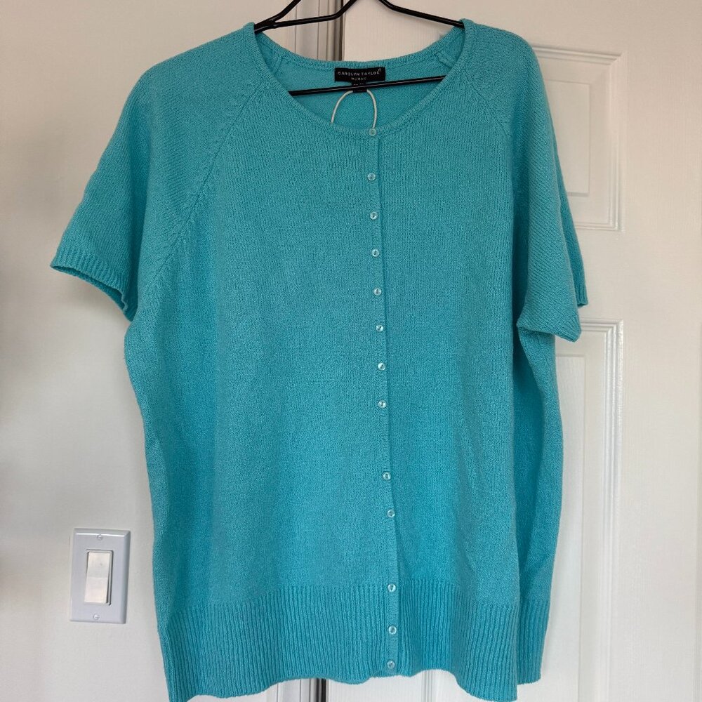 vintage short sleeve sweater (plus size)